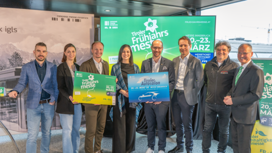 Pressegespräch Tiroler Frühjahrsmesse mit Tiroler Autosalon und Tiroler Nachhaltigkeitsmesse | © Congress Messe Innsbruck